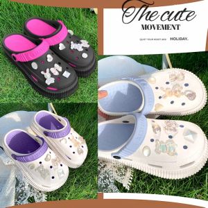 QZshop ราคาไม่แรง รองเท้าหัวโตแฟชั่นผู้หญิง ทรงดีสวมใส่ได้ทุกวัน พื้นยางนิ่มสวมใส่สบายมาก แมทช์ได้กับทุกลุค ไปพร้อมตัวติด กดจิ้มโล๊ดด