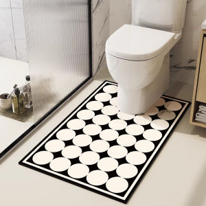 LEKEN | Quick Drying Anti Slip Bathroom U-Shaped Diatomite Foot Mat