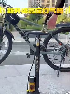 【Free Gifts】High Pressure Bicycle Pump with Gauge 160 PSI Portable Air Pump for Bike/Motorcycle/MTB/Car Pam Tayar Basikal 打气筒