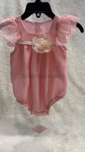 Body thiết kế cho bé gái sơ sinh mặc đầy tháng thôi nôi kèm phụ kiện chất lụa mềm mát Bodysuit cho bé gái Đầm đầy tháng Body Sơ Sinh Body Đẹp