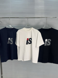 Triple Studio Short Sleeve Clean Fit Wide T-Shirt 280g Double Weave Cotton Youth Summer Casual round Neck T-Shirt