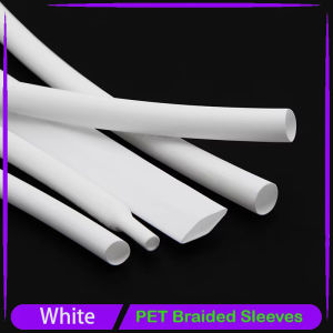 1m Heat Shrink Tube White 2:1 Polyolefin Thermal Cable Sleeve Insulated Dia 1 2 3 4 5 6 7 8 9 10 12 14 16 20 25 30 40 50 mm