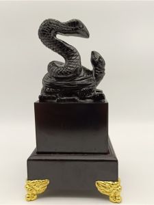 Natural Jadeite Black Stone Basalt Seal Ornament Living Room Office Decor Feng Shui Personalized Name Engraving Artistic Craft