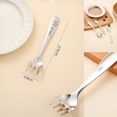 JIDI | Food Grade Personal Kids Use Cute Soup Spoon 316 Stainless Steel