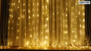 Lampu Hias Gorden Tirai String Lights Anti Air 3x3M 300LED Cool White Anblub - S-04 / Lampu hias LED kamar tidur / lampu LED / lampu hias rumah / lampu hias led rumah