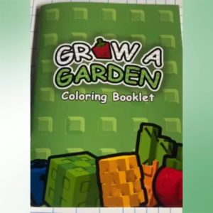 Grow a Garden Roblox Coloring Booklet A5 size 20 pages for kids activitiy souvenirs give aways lootbag fillers