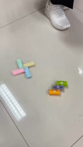 AGATIS STANTIONERY PENGHAPUS PENSIL ERASER 1 PACK ISI 40 PCS DENGAN WARNA HITAM PUTIH DAN RAINBOW/WARNA PASTEL