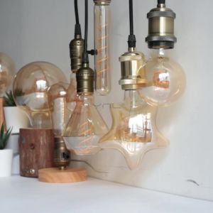 E27 LED Filament Light Bulb 220V 4W A60 ST64 T45 T185 G80 G95 G125 Retro Vintage Ampoules LED Edison Lamp Spiral Bulb For Home