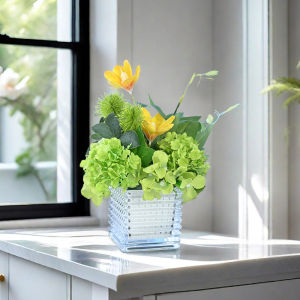 Luxurious Artificial Flowers for Business Meeting Table Living Room Entrance Dining Table Show Flat Desktop Soft Decoration Ornaments