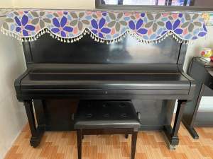 {Sản phẩm có sẵn} Khăn Phủ Đàn Piano Cơ Vải Hoạ Tiết Cánh Hoa