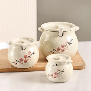 Heat Resistant Ceramic Hand-painted Glaze Underneath Seasoning Jar