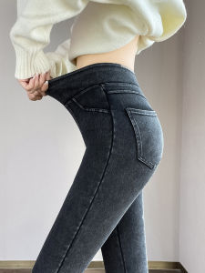 High Waist Denim Jeans Womens Fall 2023 New Style Spring Outerwear Smokey Grey Retro Soft Slim Fit Bootcut Pants