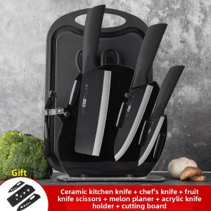 plys | Ceramic Knife Set Sharp Non-Sharpener Slicing Fruit Knife Baby Food Kitchen