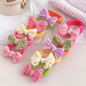 Elastic Bow Hair Ties for Children