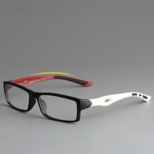 Optical Sports Glasses Frame Playing Basketball Ultra-Light TR90 Stylish Full Rim Frame Non Slip Black with Myopia Glasses Glasses Mens Fashion