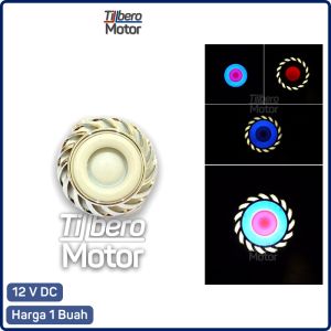 Lampu Rem Stop Belakang Kedip LED Projie Mini Series C Stoplamp Kedip2 Strobo Blitz Flash Motor Mobil Universal