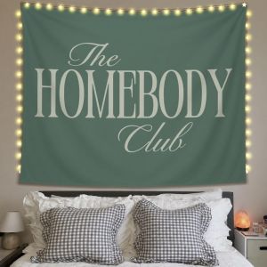 VIKAMA Retro Học Viện Ins Phong Cách Thảm Treo Vải Cho Phòng Khách Phòng Ngủ Ký Túc Xá Trang Trí Tường Nhà Sợi Polyester