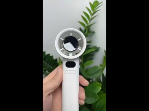 ElectroBeats M11 Portable Turbo Fan 120-Speed LED Display 3600mAh Rechargeable Compact Design Space Grey
