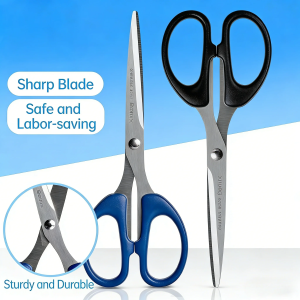 B2715 Stainless Steel Scissors 170mm Multi-purpose Office Student Home Paper Cutting Craft Stationery Shears