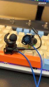 ROKER FIGHTER Headset Gaming Earphone With Mic