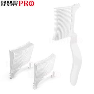 Lược Cắt Tóc Chuyên Nghiệp Chịu Nhiệt Lược Phẳng Lược Cong Dành Cho Nam Phụ Kiện Cắt Tóc Màu Trắng Đen Hồng