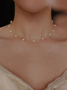 YICAN | Simple Elegance Freshwater Pearl Choker Necklace