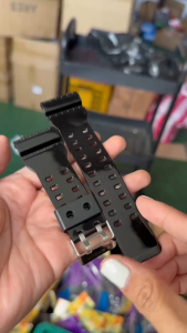 Glossy 16mm CASIO G-SHOCK GD120 GD100 GA110 GA100 Mens strap  Resin strap Mens watch accessories