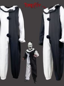 Trang Phục Hóa Trang Halloween Jester Cosplay Trang Phục Biểu Diễn Sân Khấu Quà Tặng Tiệc Hóa Trang Phim Kinh Dị Trang Phục Siêu Nhiên