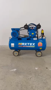 ปั้มลมสายพาน รุ่นท๊อป ปั๊มลมสเปคสูง MaxTex (ของแท้) 100ลิตร 3แรงม้า 2สูบ ชุดอุปกรณ์  รับประกัน2ปี ลมแรง เติมลมรถใหญ่รถเล็ก ระบบตัดเองอัตโนมัติ ไฟบ้าน