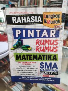 Rahasia pintar Rumus Matematika SMA SMK. terbaru