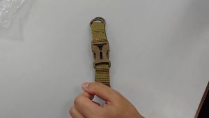 Nhiều Màu Sắc Ngoài Trời Chiến Thuật Nhanh Chóng Tháo Đôi Khóa Vải Nylon D Ring Móc Khóa Ba Lô MOLLE Phụ Kiện 3 Vòng