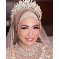 Slayer pengantin veil pengantin selendang pengantin hijab pengantin kerudung pengantin slayer pengantin tabur. 