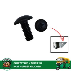 4PC Screw Trus (KBUC0614) for BAJAJ Tri-Wheels Turnilyo Para sa Bisagra ng Pinto Genuine Parts Trimotors