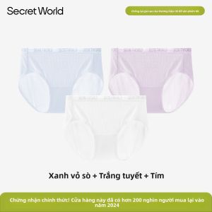 Secret World | Quần Lót Nữ Thoáng Mát Chống Khuẩn Bằng Cotton