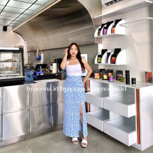 Yoja Skirt Panjang / Rok Belah Samping / Rok Panjang Wanita