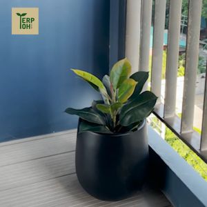 กระถางต้นไม้ไฟเบอร์กลาส รุ่น tiny ขนาด 8 นิ้ว