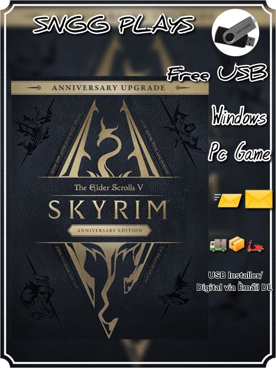 The Elder Scrolls V : Skyrim – Anniversary Edition ( + All DLCs ) / PC ...