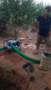 Máy bơm nước chạy xăng SHIRUKU ống 80-50 chạy khoẻ hút nhanh