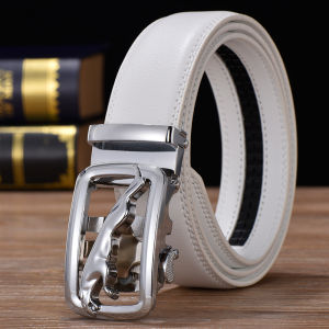 Đàn Ông Người Tạo Đàn Ông Thắt Lưng Tự Động Cao Cấp Bằng Da Thật Dây Trắng Nam Khóa Thắt Lưng Tự Động Chất Lượng Cao Thắt Lưng Cummerbunds Nam