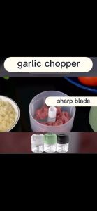 DuduMart 250ML Mini Electric Cordless Food Processor for Vegetable Garlic Chopping