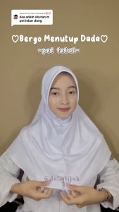 Hijab Sport Murah Size M / Kerudung Olahraga Menutup Dada / Jilbab Instan Kekinian / Bergo Volley COD