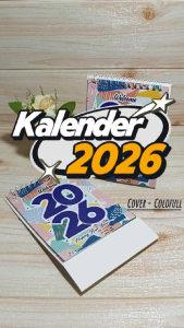 KALENDER 2026 Aestethic Cute Murah - Kode : TY - Colorfull