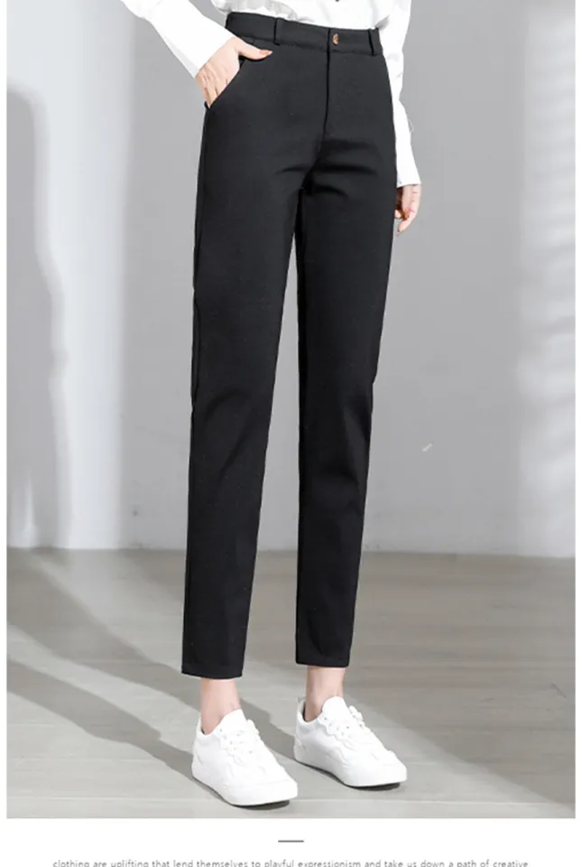 Suit Pants Women's Pants Spring and Autumn Slim Fit Skinny Pants Workwear  Interview Formal Trousers Business Ninth Straight Occupation Pants