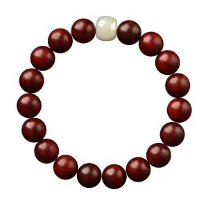 HUAKAIYUNDUO | Full Gold Star Sandalwood Buddhist Prayer Beads 108 Pieces