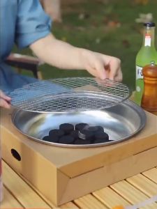 เตาย่างเตาย่างถ่านสไตล์เกาหลีไม่ต้องล้างใช้แล้วทิ้งเตาปิ้งย่างเตาย่างไฟฟ้าA423*เตาถ่านปิกนิคเตาย่างบาร์บีคิวปิกนิกเตาถ่านเตาปิ้ง