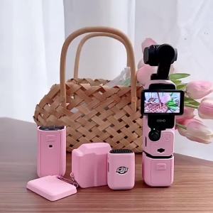 Silicone Case for DJI Osmo Pocket 4 Gimbal Camera Handle Soft Protective Case Non-Slip Desktop Base Mount for Dji Pocket4