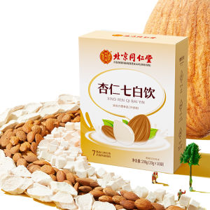 Beijing Tongren Almond Seven White Drink Powder Breakfast Ready to Drink Pure Meal Replacement Powder Flagship Store