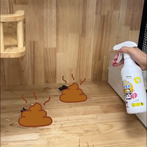 สเปรย์ดับกลิ่นสัตว์เลี้ยง 500ml ดับกลิ่นทรายแมว กำจัดกลิ่นเหม็นทันที ใช้ฉีดที่นอน พื้น กรง