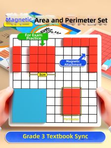 MINGZHUO | Area and Perimeter Learning Set Rectangle and Square Demonstrator