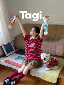 Tagi. Pet Toy Pet Sound Paper Grinding Teeth Plush Cat and Dog Stuffy Plush Toy